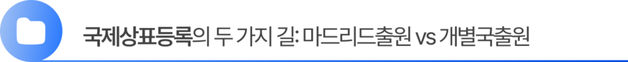 1. 국제상표등록의 두 가지 길: 마드리드출원 vs 개별국출원