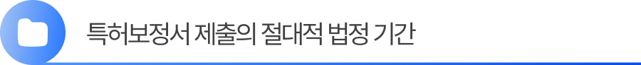 소제목3 (1) 3. 특허보정서 제출의 절대적 법정 기간