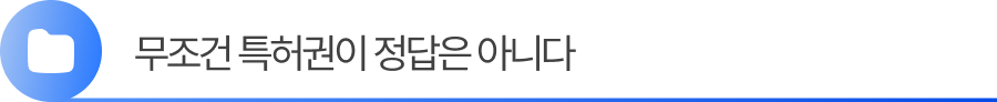 소제목1 1. 생활용품특허 확보, 무조건 특허권이 정답은 아닙니다