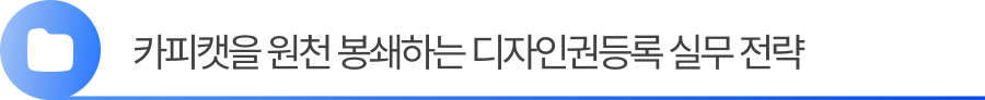 소제목2 2. 카피캣을 원천 봉쇄하는 디자인권등록 실무 전략