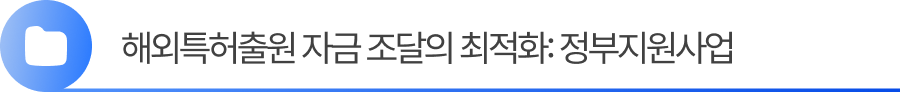 소제목3 3. 해외특허출원 자금 조달의 최적화: 정부지원사업