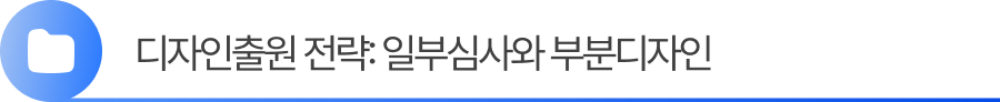 소제목3 3. 디자인출원 전략: 일부심사와 부분디자인